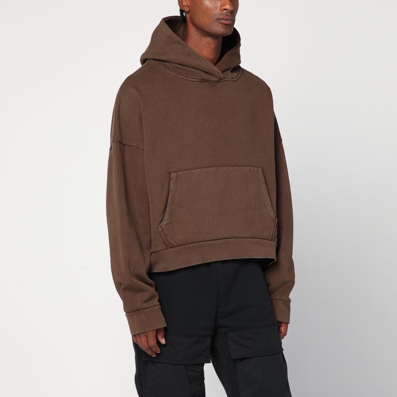 Sweat-shirt marron Entire Studios en coton coupe oversize