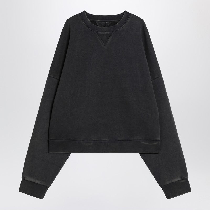 Washed Black Cotton Sweatshirt — Entire Studios