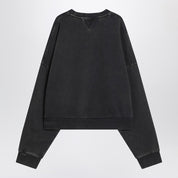 Washed Black Cotton Sweatshirt — Entire Studios