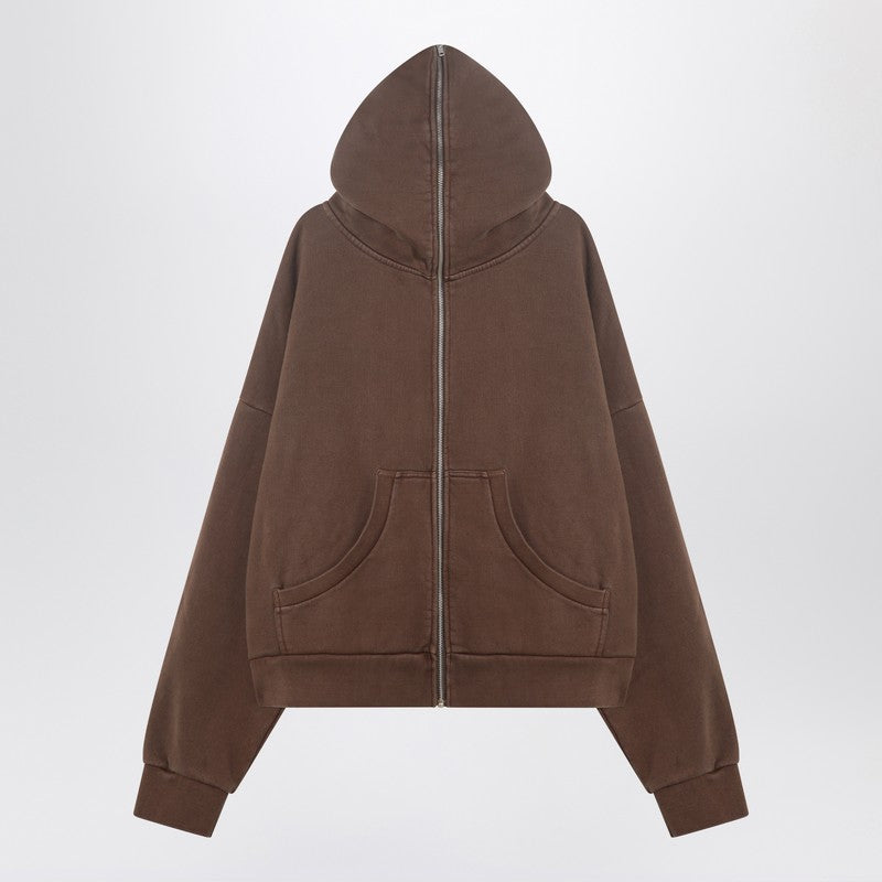 Brown Oversized Cotton Sweatshirt — Entire Studios