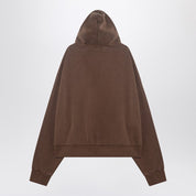 Brown Oversized Cotton Sweatshirt — Entire Studios