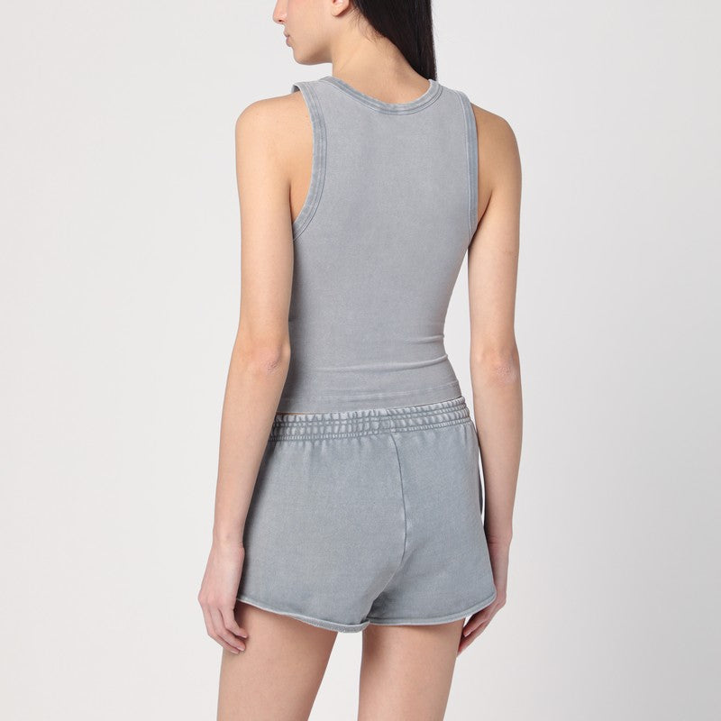 Grey Cotton Tank Top — Entire Studios