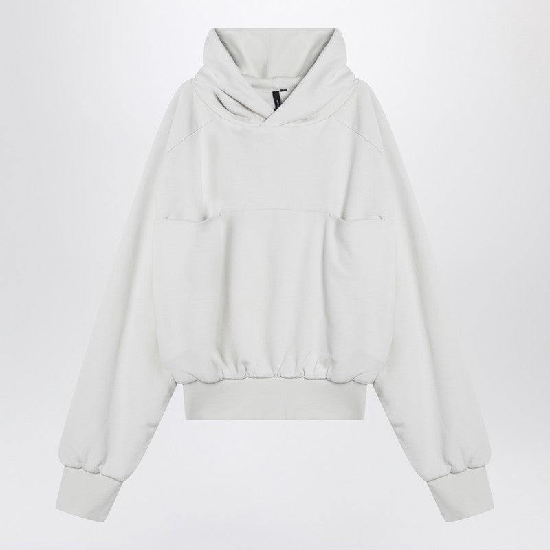 Ivory Cotton Oversized Hoodie — Entire Studios