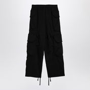 Entire Studios Organic cotton black cargo trousers