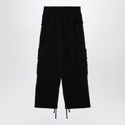 Entire Studios Organic cotton black cargo trousers