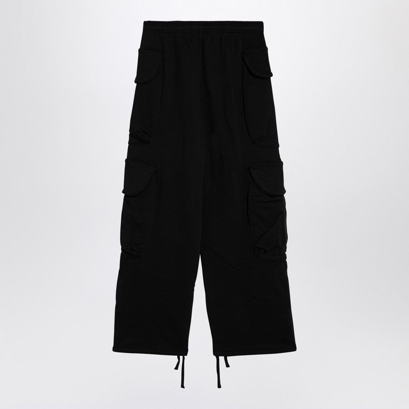 Entire Studios Organic cotton black cargo trousers