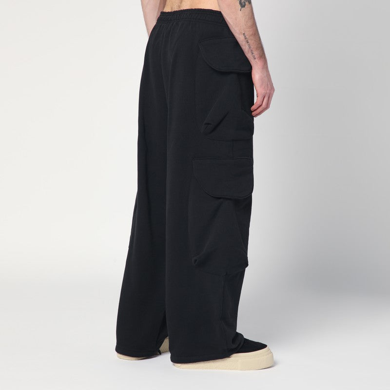 Entire Studios Cotton black cargo trousers