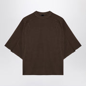 Entire Studios Organic cotton brown T-shirt oversized fit
