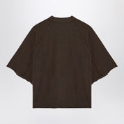 Entire Studios Organic cotton brown T-shirt oversized fit