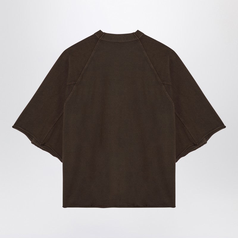 Entire Studios Organic cotton brown T-shirt oversized fit