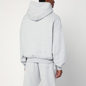 Grey Zip Cotton Sweatshirt — Entire Studios