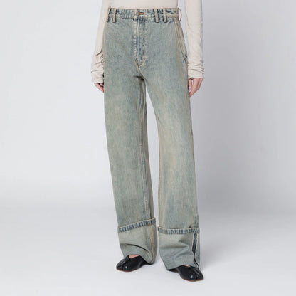 Entire Studios Wide-leg jeans with washed effect