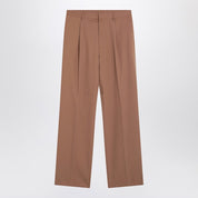 Lardini Wide beige wool pants