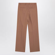 Lardini Wide beige wool pants