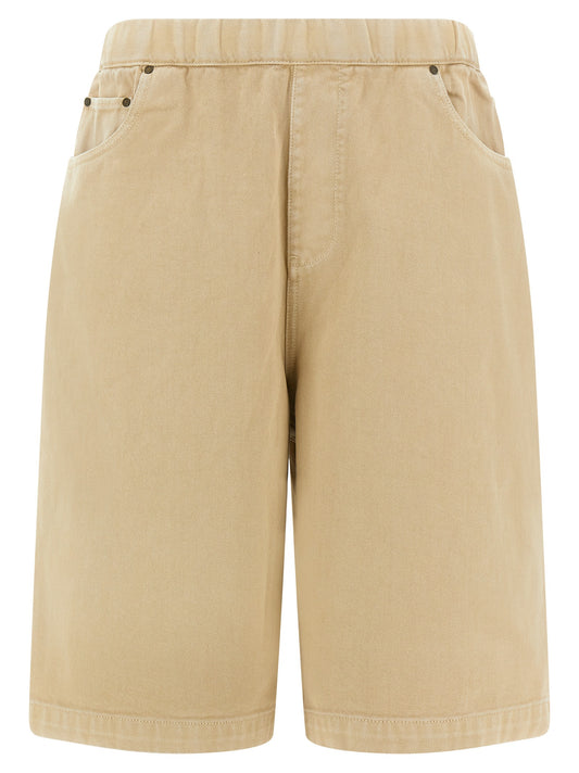 Entire Studios Spar Bermuda Shorts for Men — Beige Relaxed Fit
