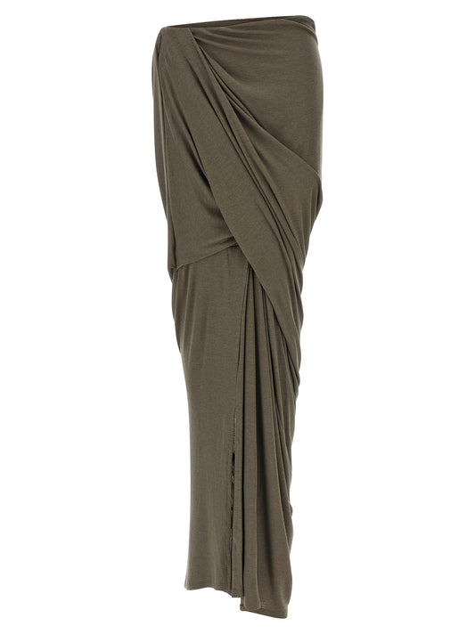 Entire Studios Dia Skirt — Wool-Blend Gray Skirt