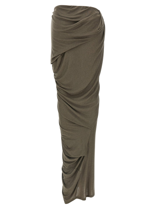 Entire Studios Dia Skirt — Wool-Blend Gray Skirt