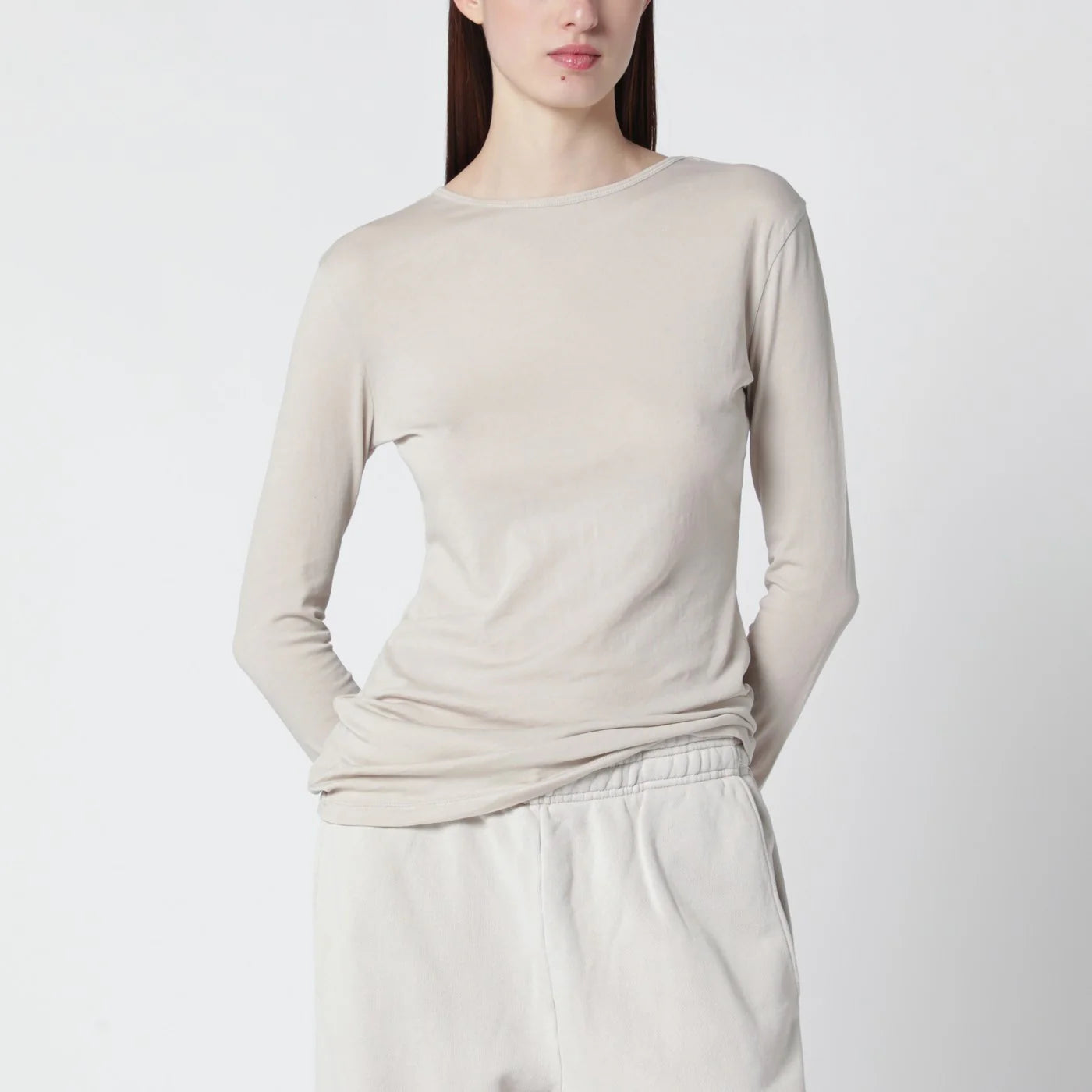 Entire Studios Vintage white cotton blend sweater