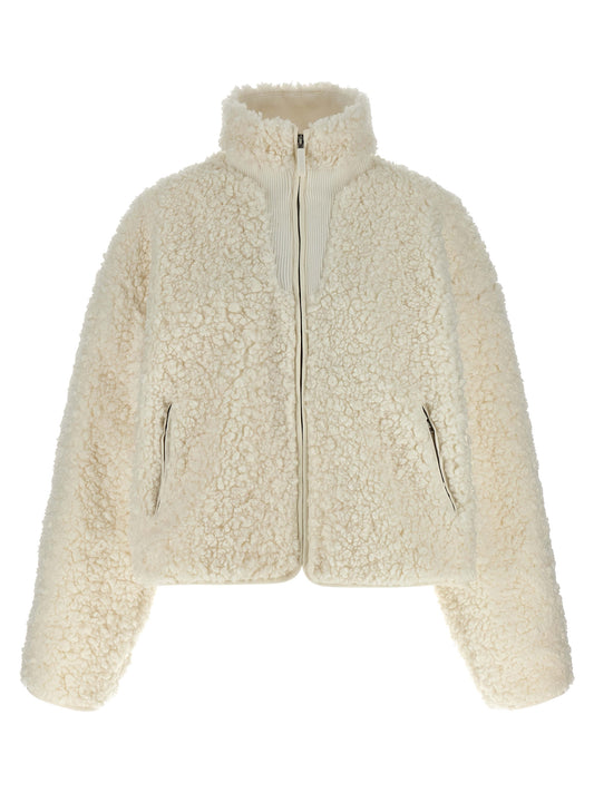 Entire Studios Ef Jacket — Women's White Teddy Jacket