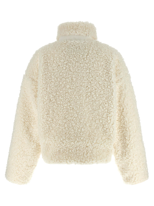 Entire Studios Ef Jacket — Women's White Teddy Jacket
