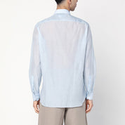 Lardini Light blue shirt in silk blend