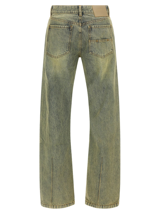 Entire Studios Lean Jeans – Stonewashed Selvedge Denim