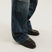 Pantalon en jean STUDIO Old Mastiff 1989 à jambe large