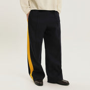 1989 STUDIO Pants with side stripe in wool