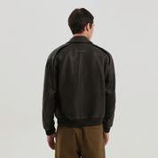1989 STUDIO Brown leather jacket
