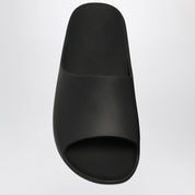 The Row Black Ama Rubber Slide — Contoured Comfort