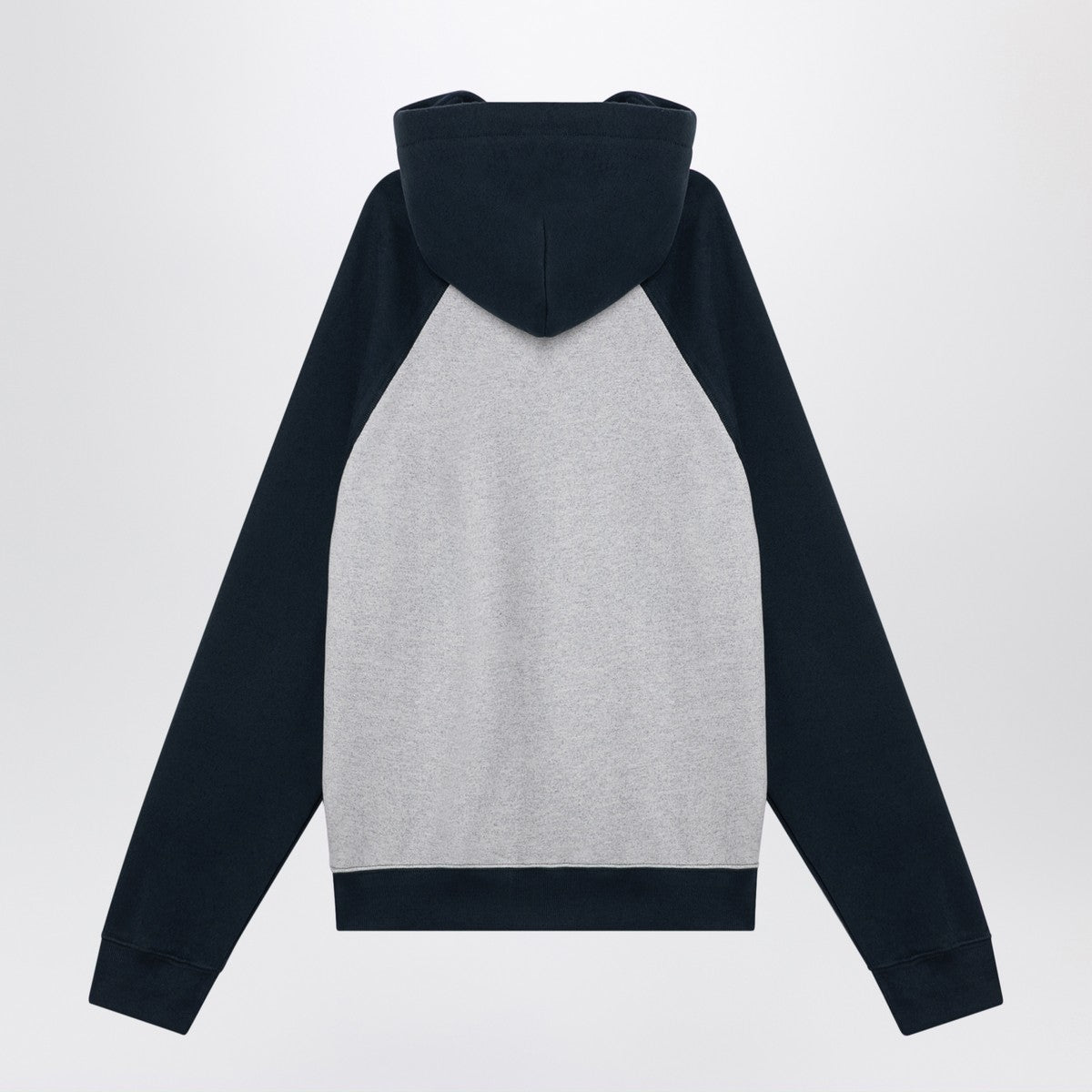 Brain Dead Light grey navy blue hoodie in cotton