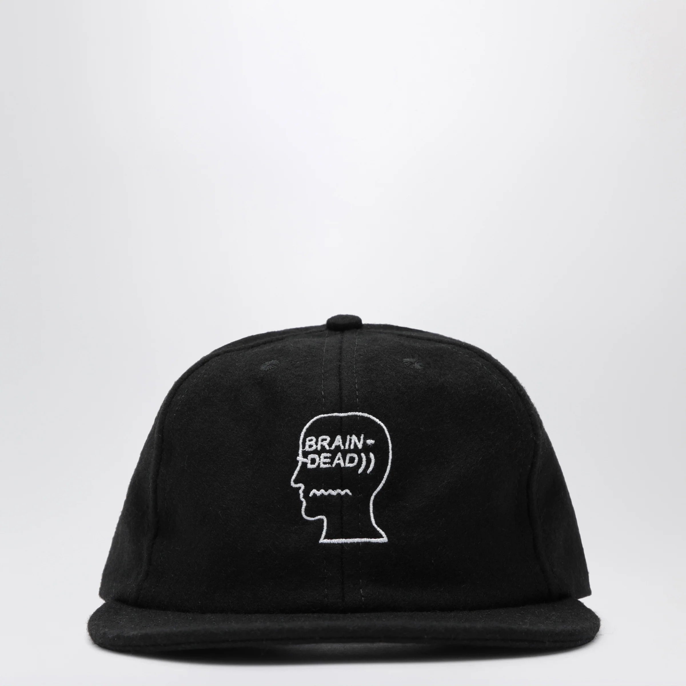 Brain Dead Black baseball cap with embroidered logo