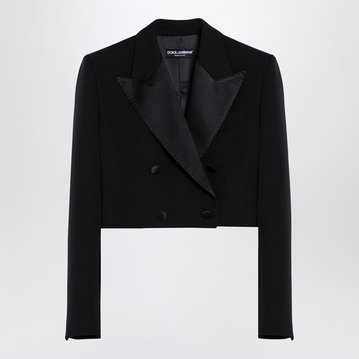 Dolce & Gabbana Dolce&Gabbana Spencer tuxedo in black wool gabardine