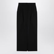Dolce & Gabbana Black gabardine wool pencil skirt