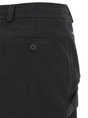 Dolce & Gabbana Twill And Chiffon Skirt