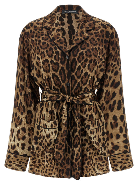 Dolce & Gabbana Leopardo Pajama Shirt