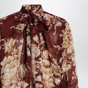Dolce & Gabbana Dolce&Gabbana Chiffon shirt with rose print