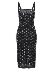 Dolce & Gabbana Mambo Dress — White/Black Polka Dot