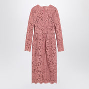 Dolce & Gabbana Dolce&Gabbana Pink lace longuette dress