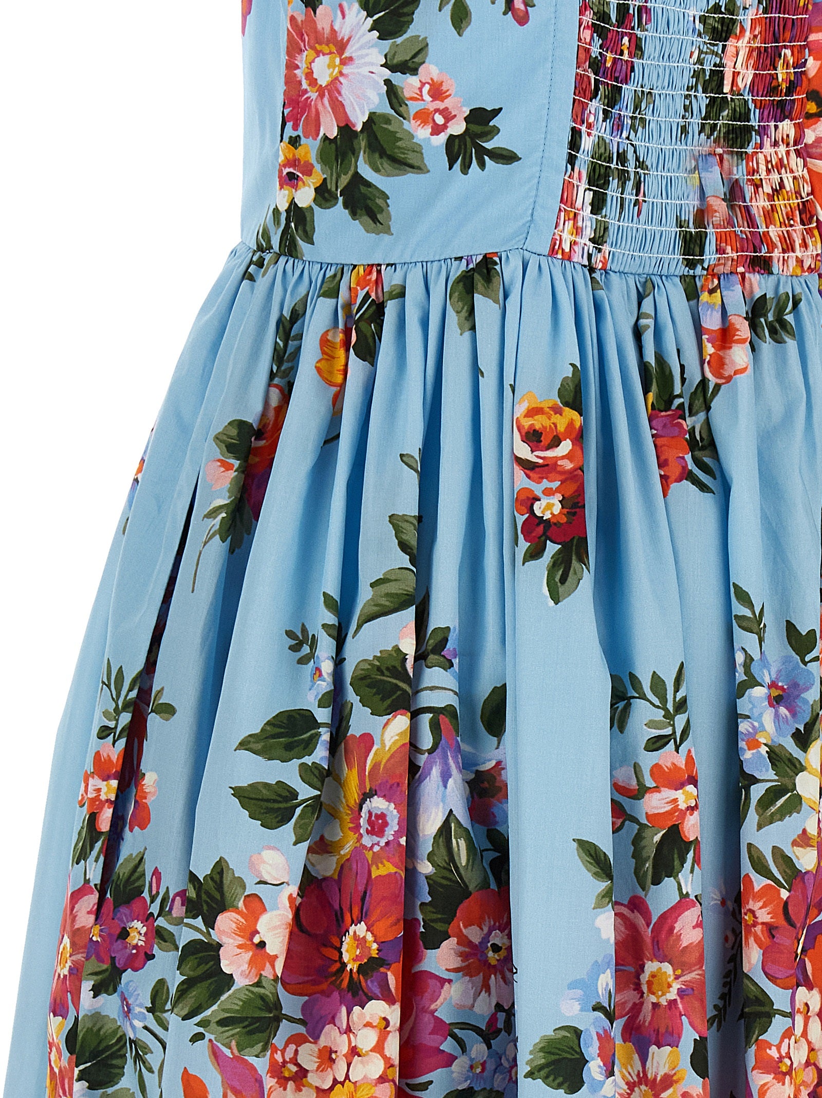 Dolce & Gabbana Mazzo Di Fiori Dress - Light Blue