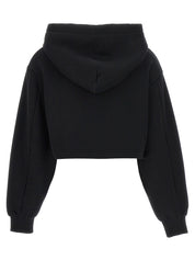 Dolce & Gabbana Cropped Logo Hoodie — Women’s Topwear