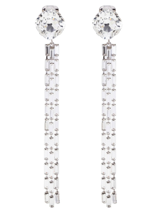 Alessandra Rich Fringed Earrings — Jewellery | Silver Clip