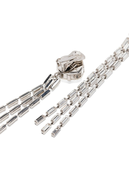 Alessandra Rich Fringed Earrings — Jewellery | Silver Clip