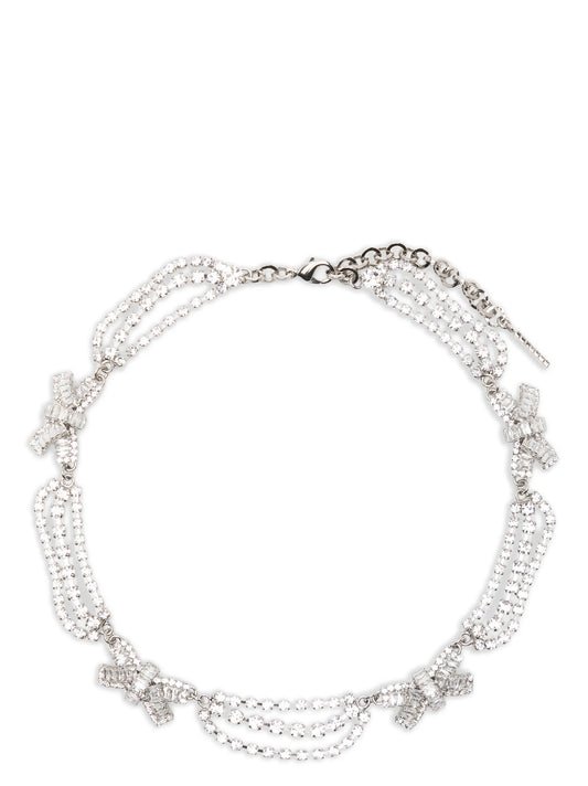 Alessandra Rich Bow Necklace