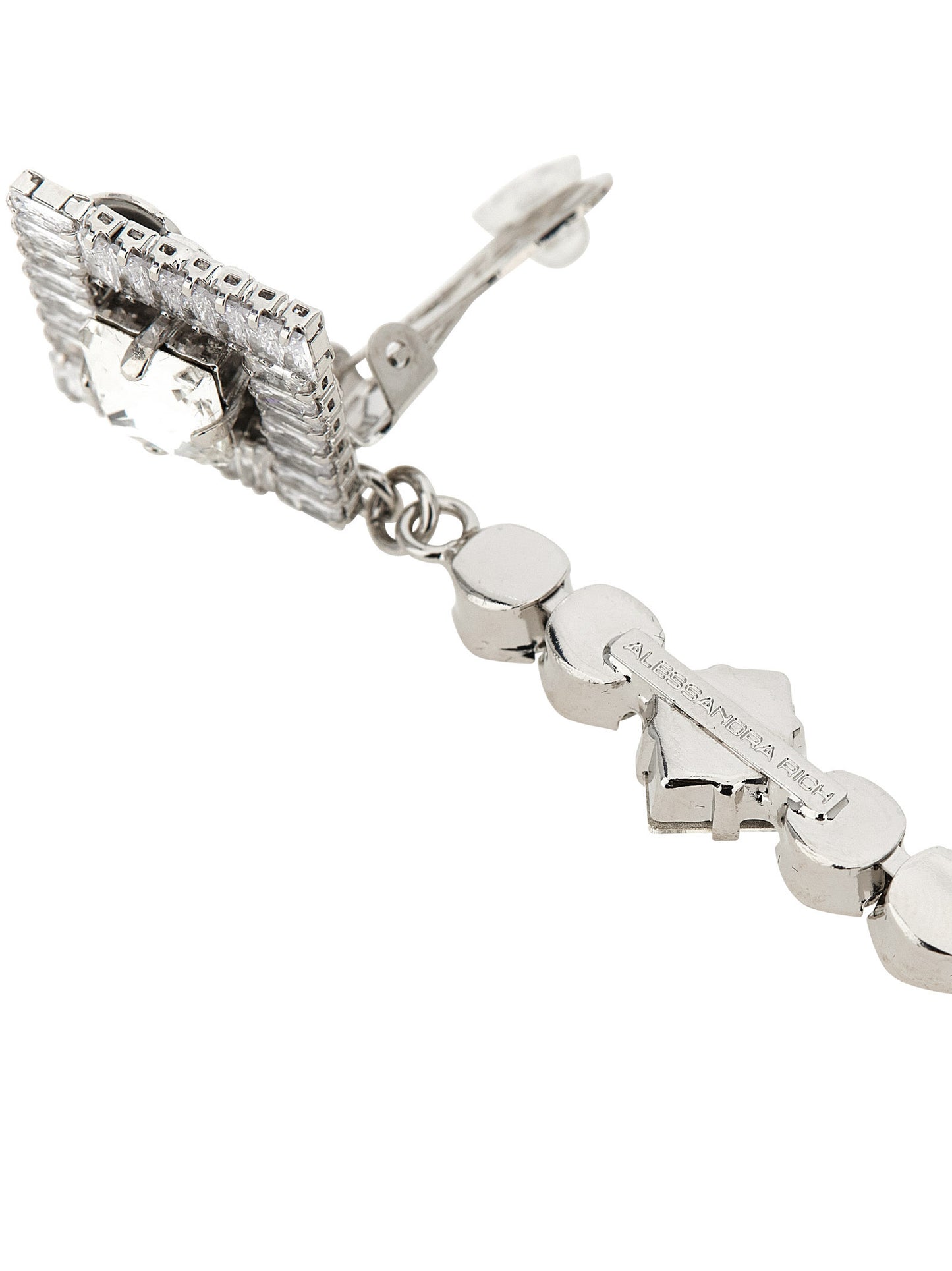Alessandra Rich Pendant Earrings — Jewellery, Silver