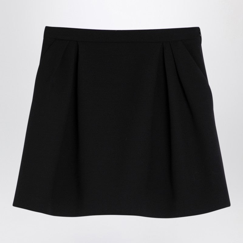 Alessandra Rich Mini wrap skirt in pied de poule