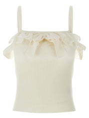 Alessandra Rich Ruffle Top