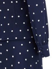 Alessandra Rich Polka Dot Dress