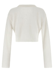 Alessandra Rich Carded Mohair Cardigan