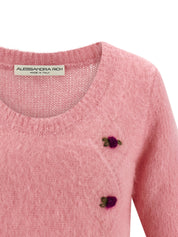 Alessandra Rich Carded Mohair Sweater